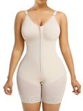 YIANNA Fajas Colombianas Postpartum Shapewear for Women Tummy Control Butt Lifter Body Shaper with Zipper Crotch