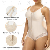 YIANNA Fajas Colombianas Moldeadoras Postpartum Tummy Control Shapewear for Women Body Shaper Girdles Compression Garment