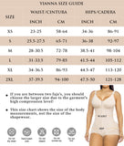 YIANNA Fajas Colombianas Moldeadoras Postpartum Tummy Control Shapewear for Women Body Shaper Girdles Compression Garment