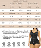 YIANNA Fajas Colombianas Moldeadoras Postpartum Tummy Control Shapewear for Women Body Shaper Girdles Compression Garment
