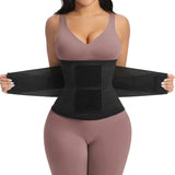 YIANNA Waist Trainer for Women Sauna Sweat Workout Waist Cincher Trimmer Belt Tummy Control Body Shaper Girdle with Triple Layer