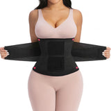 YIANNA Waist Trainer for Women Sauna Sweat Workout Waist Cincher Trimmer Belt Tummy Control Body Shaper Girdle with Triple Layer