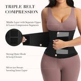 YIANNA Waist Trainer for Women Sauna Sweat Workout Waist Cincher Trimmer Belt Tummy Control Body Shaper Girdle with Triple Layer