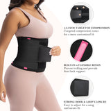 YIANNA Waist Trainer for Women Sauna Sweat Workout Waist Cincher Trimmer Belt Tummy Control Body Shaper Girdle with Triple Layer