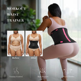 YIANNA Waist Trainer for Women Sauna Sweat Workout Waist Cincher Trimmer Belt Tummy Control Body Shaper Girdle with Triple Layer