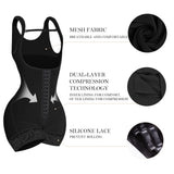 YIANNA Fajas Colombianas Moldeadoras Shapewear Tummy Control for Women Butt Lifter with Zipper Crotch Faja Body Shaper