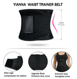YIANNA Waist Trainer Belt for Women - Waist Trimmer Weight Loss Ab Belt Sport Workout Back Support Girdle Belt (Updated)