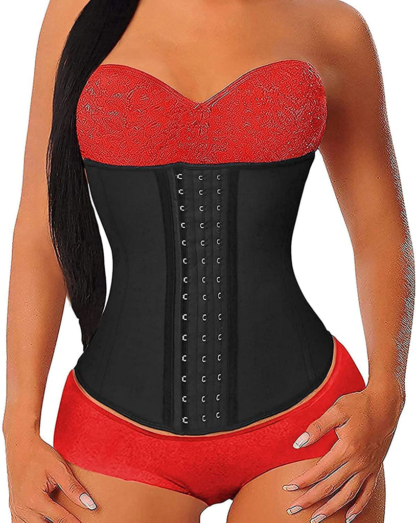 Waist trainer corset is used for weight loss, sports, fitness, body-building,  body-building, body-building, body-building, body-building, waistband,  shoulder belt, body-building, body-building