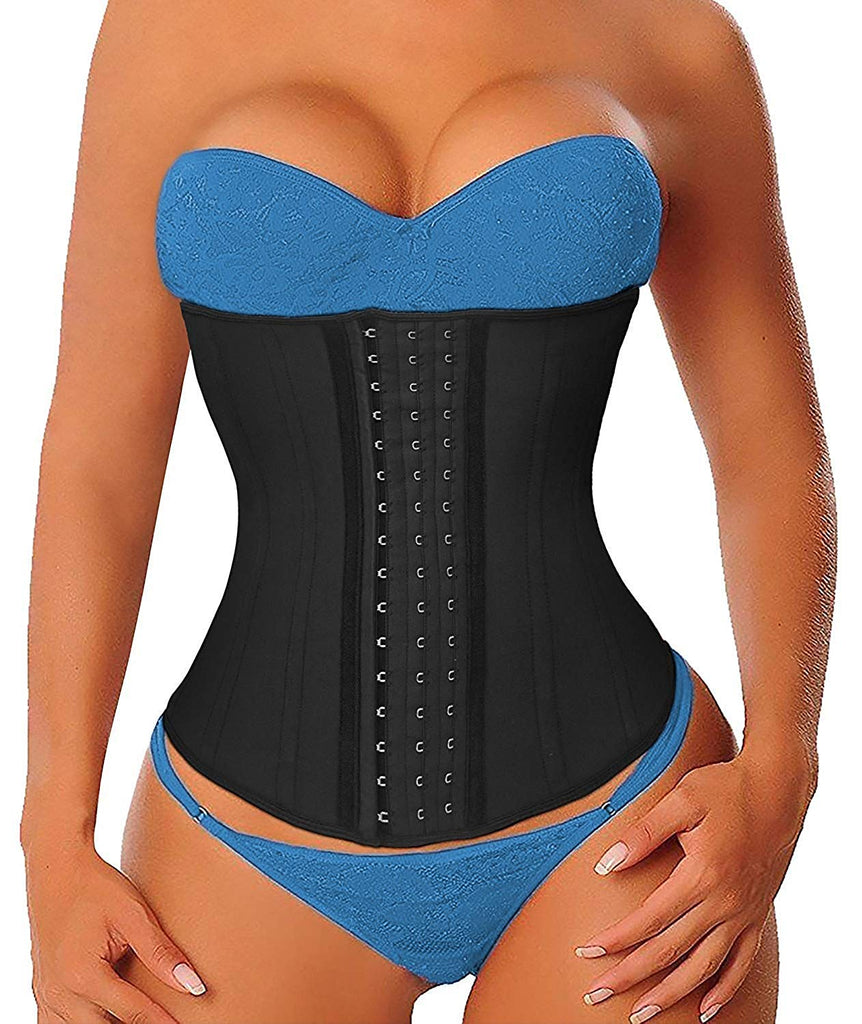 Waist Trainer Trimmer and Slimming Corset/ 6 Hooks Girdle with Spiral Steel  Bone