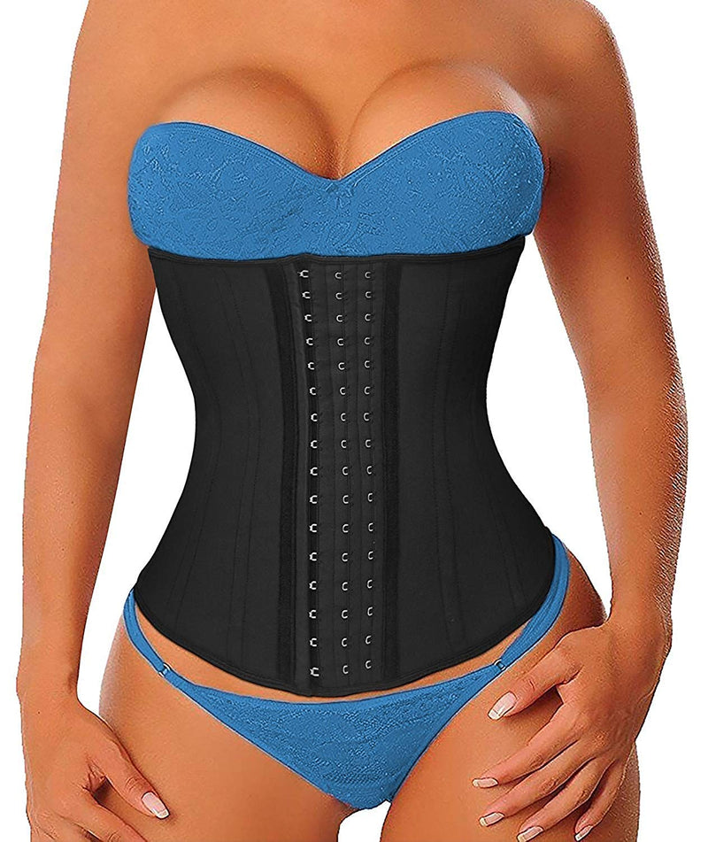 IDOBLO Latex 100% Rubber Women Transparent Girdles Corset Workout Trainer  1mm,Clear-blue Edge,XS at  Women's Clothing store