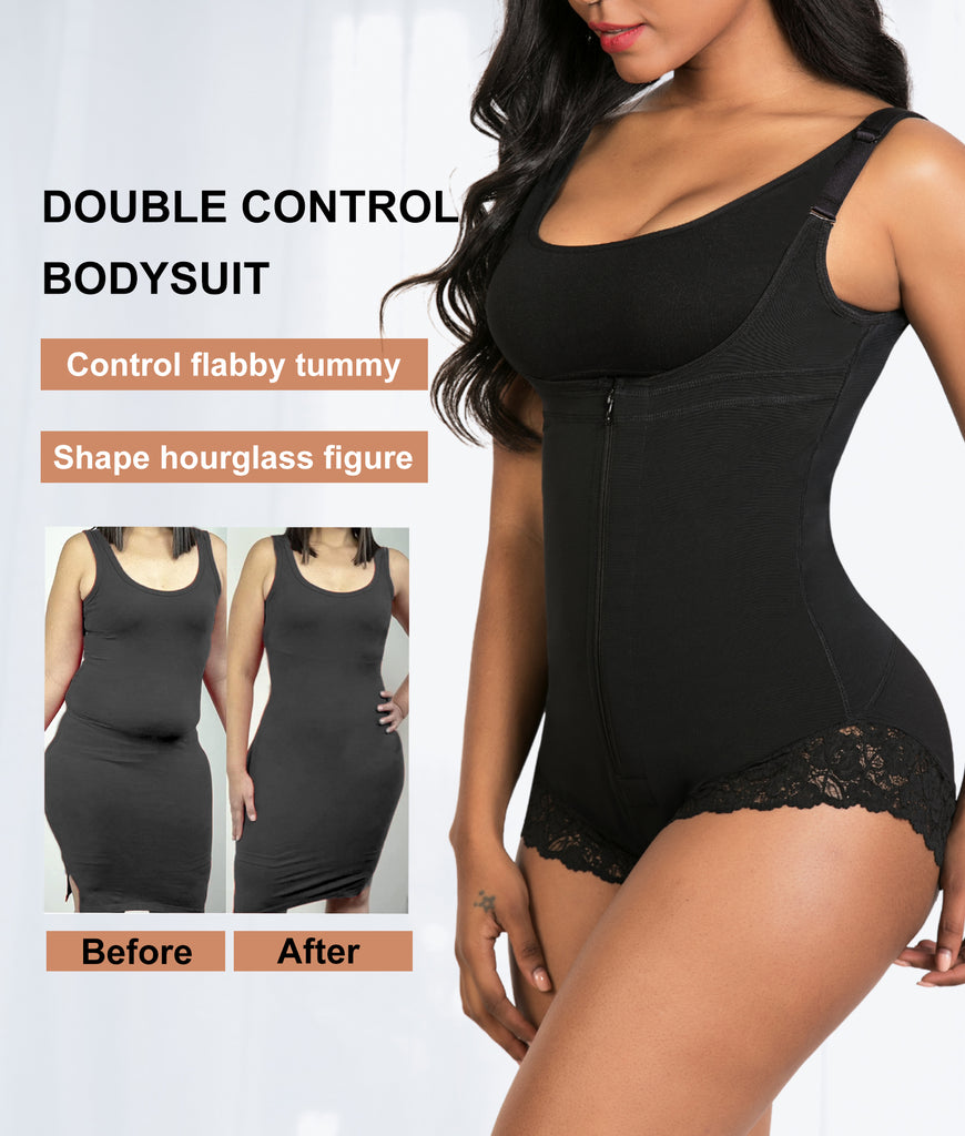 Buy RRXO Fajas Colombianas Full Body Shaper for Women Tummy Control  Shapewear Waist Trainer Bodysuit Open Bust, Beige, Small at
