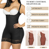 YIANNA Fajas Colombianas Shapewear for Women Tummy Control Post Surgery  Compression Garment with Zipper Crotch