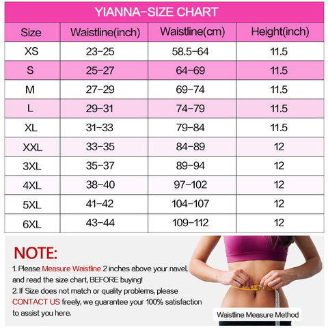 YIANNA Waist Trainer for Women Tummy Control Latex Underbust Waist Cincher Corset  Sport Girdle Hourglass Body Shaper,(Black, XS) at  Women's Clothing  store