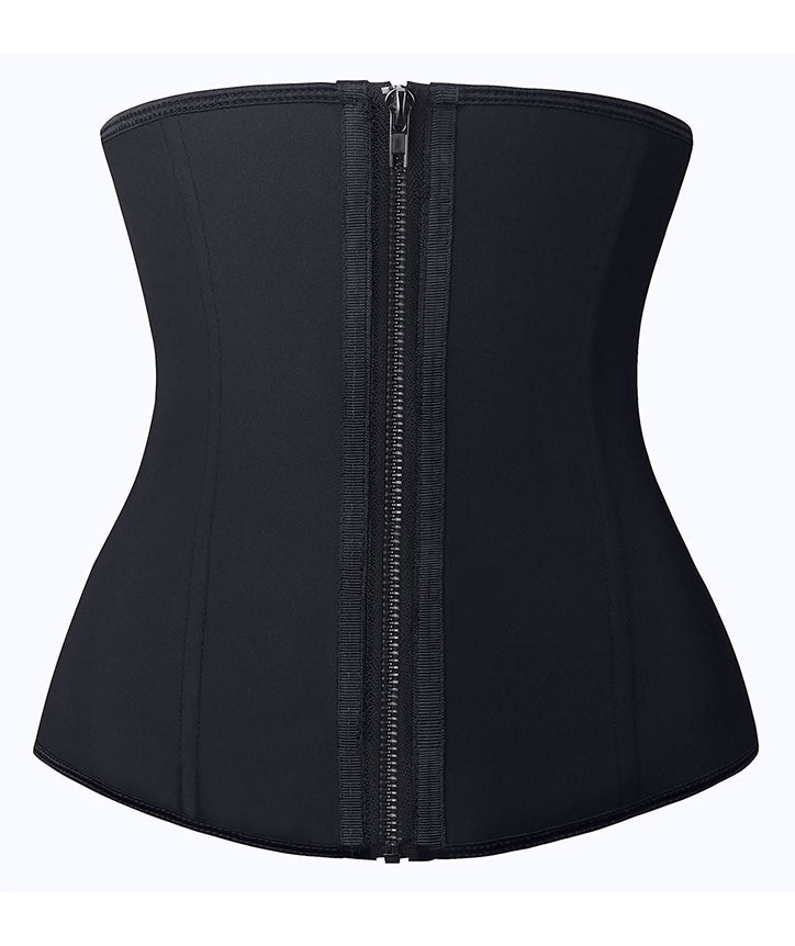 Front Zip Adjustable Compression Waist Trainer