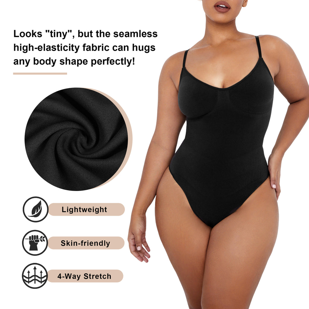 This everyday shapewear bodysuit holds in your core, shapes and
