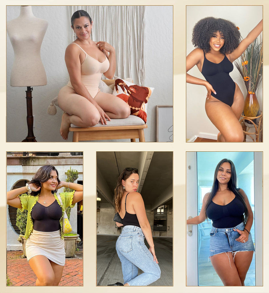Buy Yianna ladies` body shaper, seamless, open bust shape wear, bodysuit,  strongly shaping, body shaping - - Online at desertcartUAE